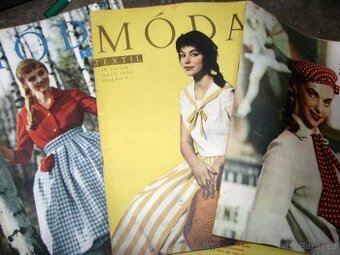 staré - starožitné české a německé modní časopisy