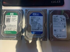 3.5" WD 500GB 64MB / WD250GB / 500GB 16MB