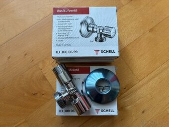 Pračkový ventil SCHELL 1/2" x 3/4" - 3ks