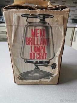 Retro plynová lampa Meva brillant na propan butan do chat.