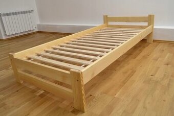 Nová postel 80x200 borovice masiv + rošt