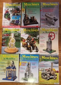 Časopisy - parní stroje, návody, plánky, postupy