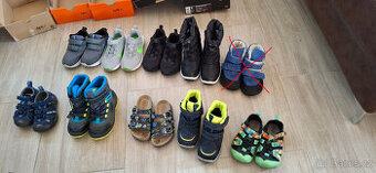 Dětské zimní boty, sandále, pantofle, zimní velikost 26-27
