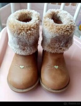 Dívčí zimní kozačky