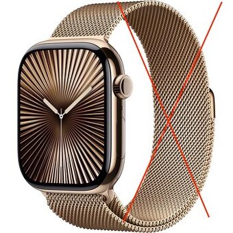 Apple Watch Series 10 46mm zlatý titan (bez náramku) ZÁRUKA