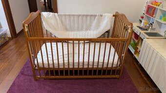 Dětská postýlka s matrací a mantinelem IKEA 🌙