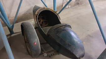 Sidecar BSA , předválečná ČZ 350, 500 - 1