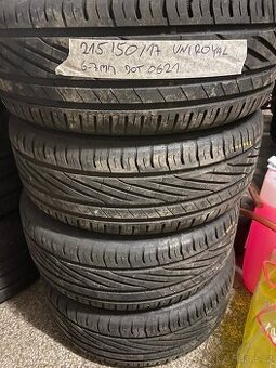 4 ks letní pneumatiky 215/50 r17