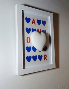 Originální obraz 3D AMOUR z lásky 1/1