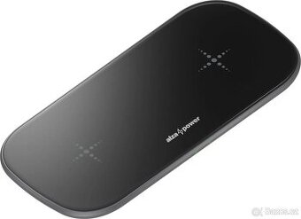 NOVÁ AlzaPower WC250 Premium Dual Wireless Fast Charger 15W