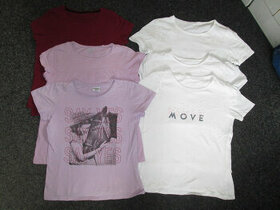 Trička kr. rukáv holka vel. 134/140