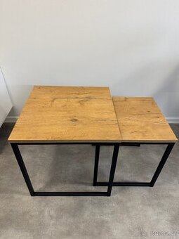 Konferenční stolky 50x50cm a 40x40cm