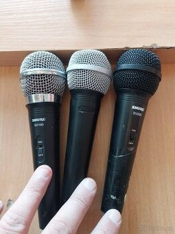 Prodám 4x mikrofony 3x sure 1x diamant