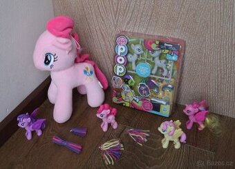 Sada My Little Pony Pop + doplňky a plyšák Pinkie Pie