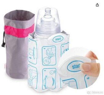 LOVI Ohřívač lahví šedý cestovní - gelový