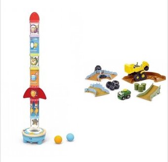 Raketová základna Hape a Little Tikes Souboj na vrakovišti