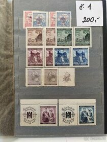 Poštovní známky Bohmen und Mahren