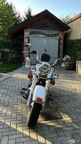 Harley - Davidson, bílý Softail Heritage