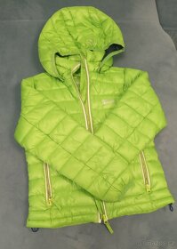 Podzimní bunda přechodová zářivě zelená