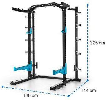 Fitness vybavení (věž, lavice, činky, tyč,.)
