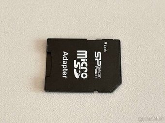 microSD adaptér Silicon Power nový, černý