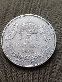 5 koruna 1900 kb FJI RU