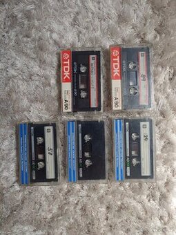 Audio kazety TDK (A, AD Made in Japan )