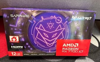 Sapphire NITRO+ AMD Radeon RX 7700 XT – jako nová, záruka
