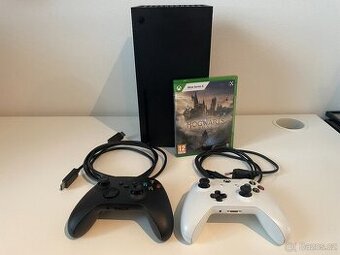 Xbox Series X - záruka 03/27 + 2 ovladače + Hogwarts Legacy