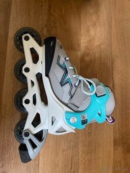 Inline brusle 32-35, chrániče a helma