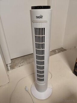 Sloupový ventilátor s dál. ovladačem, bílý, 74 cm, 50 W NOVÝ