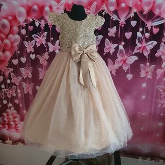 Luxusní dívčí společenské šaty