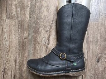 Luxusní kožené kozačky El Naturalista v.40