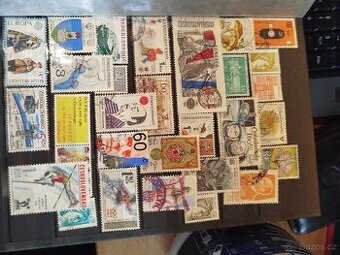 6x Album se známkami z celého světa