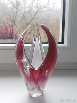 raritní objekt - hutní sklo - Paul Kedelv