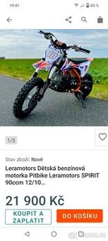 Pitbike 110, kola 12/10