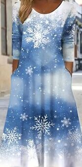 Vánoční dámské saty vel.L