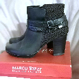 kožené kotníkové boty, Marco Tozzi, vel. 38