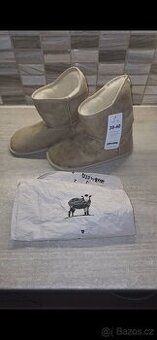 Semišové válenky s Merino vlnou vel. 39 -40