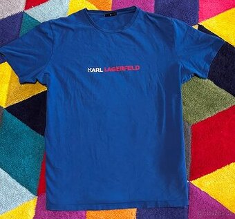 KARL LAGERFELD PÁNSKÉ BAVLNĚNÉ TRIKO XL