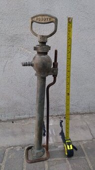 Stará pípa, džberovka, mosazná pumpa - 1