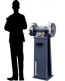 Profi průmyslová dvoukotoučová bruska M250S, hrubost K36, K6