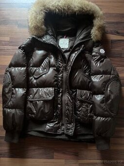 Vintage Moncler Casimir bunda s pravym kozichem 2009