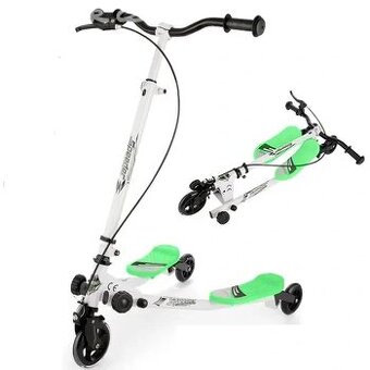 WOOKRAYS Swing Scooter,3-kolová skládací koloběžka