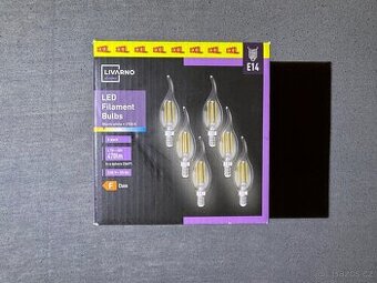 LED žárovky Livarno, E14, 2700 K, 4,7 W, 470 lm, 6 ks