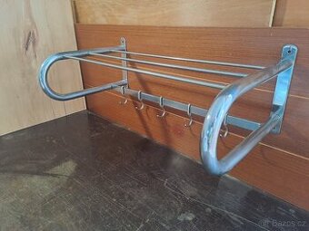 chrom, chromovaný věšák č.1 -  KOVONA - THONET - top stav