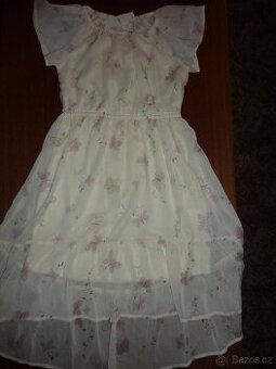 Nové-Lindex-Krásné šaty na slečnu 5-6 Let