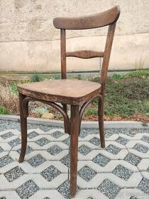 Starožitné dřevěné židle Thonet - 2 ks