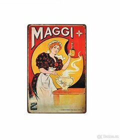 cedule plechová - Maggi (dobová reklama)