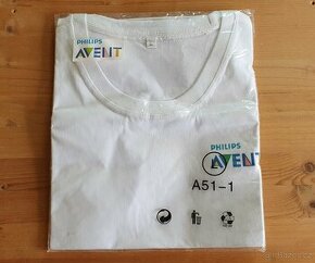 Tričko Philips Avent bílé, nové originál balené